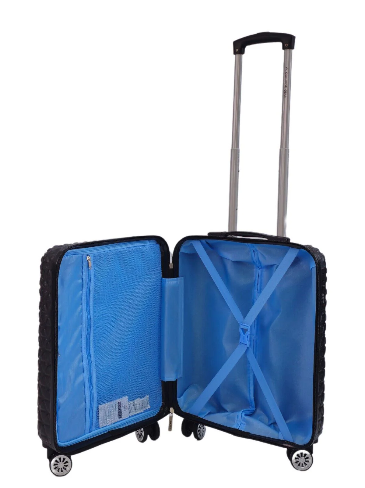 Adlington Cabin Hard Shell Suitcase in Black - Image 5