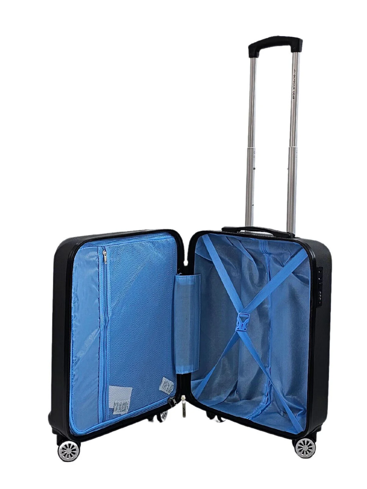 Alsager Cabin Hard Shell Suitcase in Black - Image 7