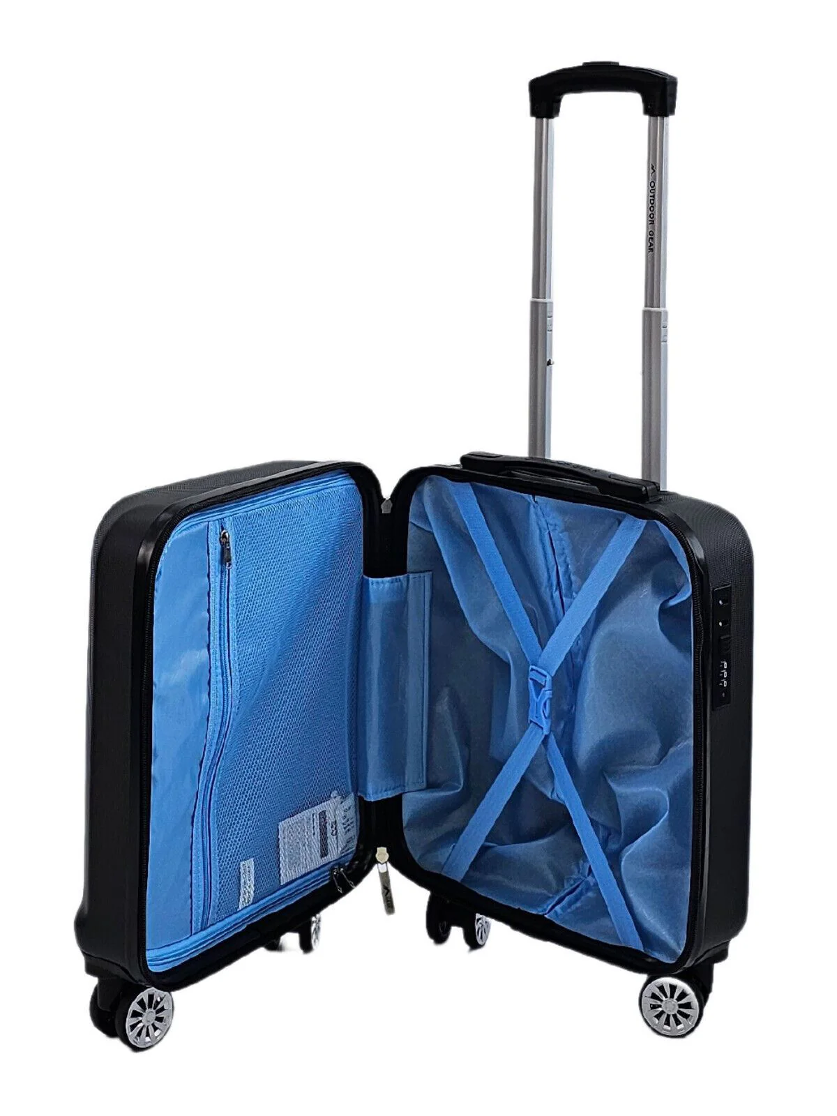 Alsager Underseat Hard Shell Suitcase in Black - Image 5