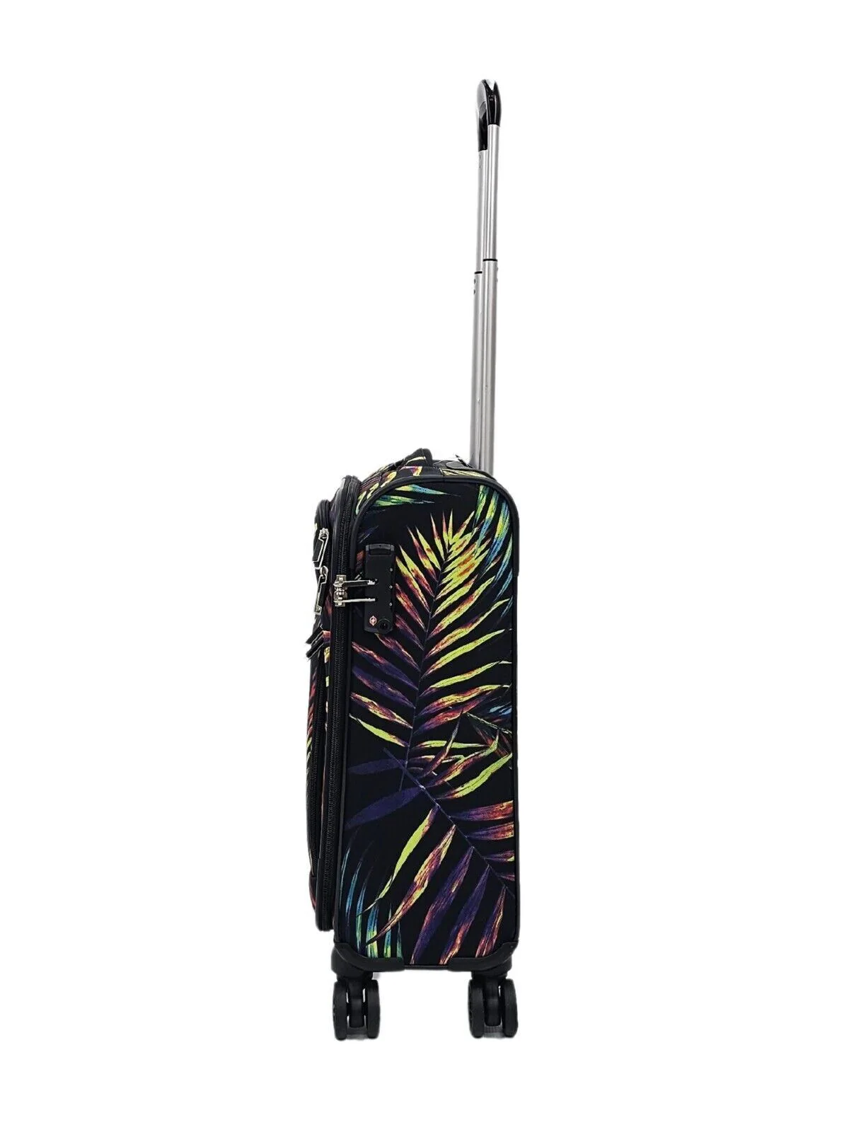Ashbourne Cabin Soft Shell Suitcase in Leaf - Image 3