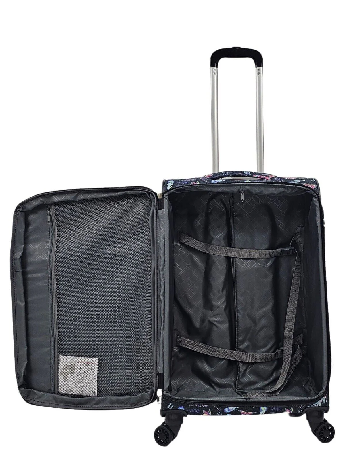 Ashbourne Large Soft Shell Suitcase in Butterfly - Image 4