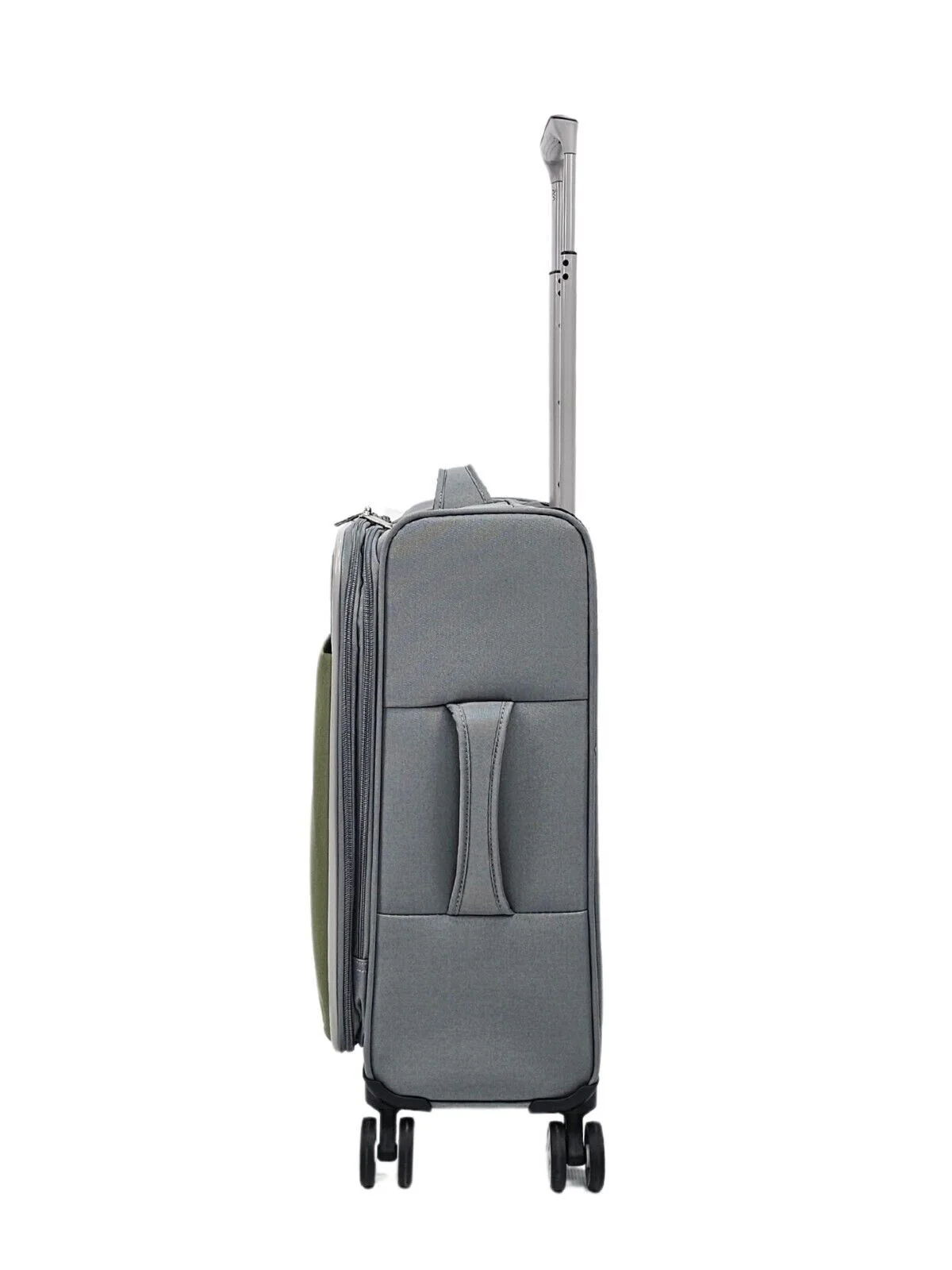 Beverley Cabin Soft Shell Suitcase in Grey - Image 3