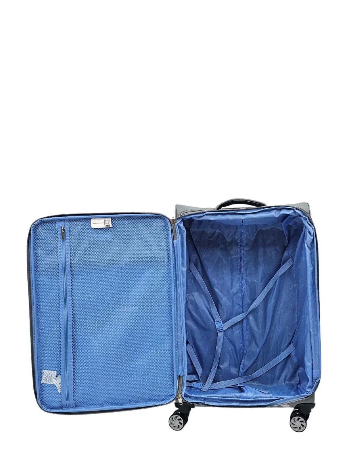 Beverley Cabin Soft Shell Suitcase in Grey - Image 4