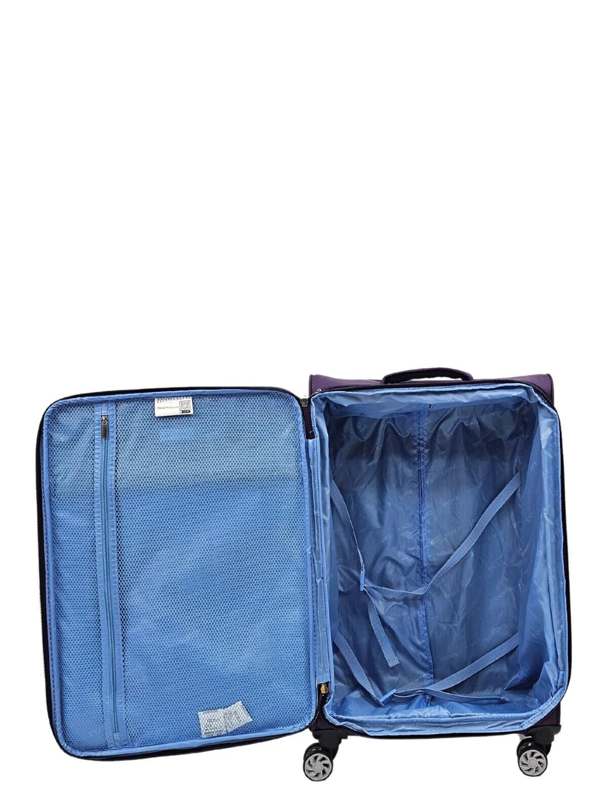 Beverley Cabin Soft Shell Suitcase in Purple - Image 4