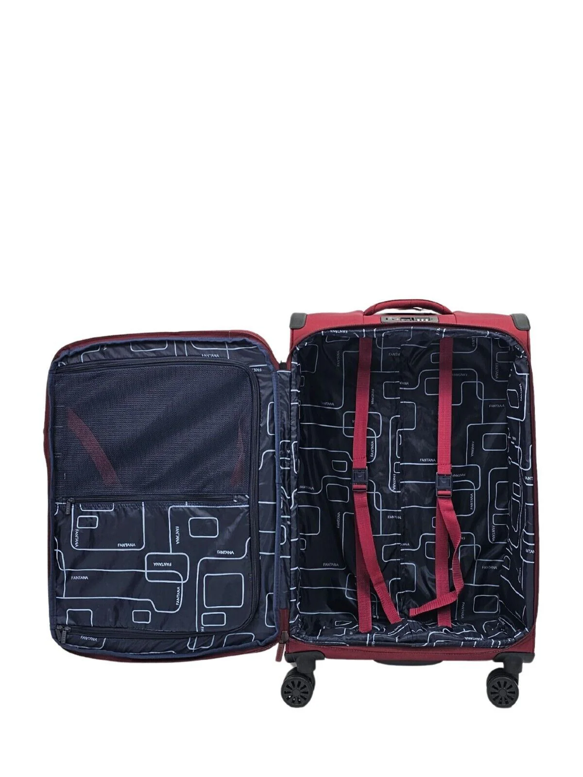 Bourne Cabin Soft Shell Suitcase in Burgundy - Image 7